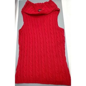 Vintage‎ Rafaella's Cable Knit Sleeveless High Neck Sweater * Size Small * NWT